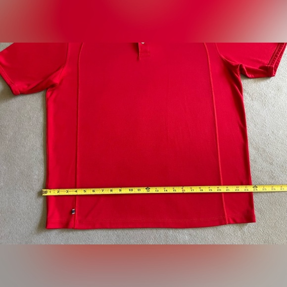Tommy Bahama Men’s Red Polo Shirt Size Large – Rayon/Polyester Blend - Picture 3 of 7